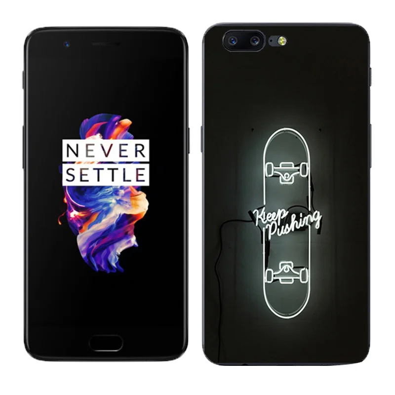 Case For One Plus 5 Five 1+5 Cover DIY Blaze Painted Soft TPU Silicone Phone for Plus5 Fundas Coque | Мобильные телефоны и