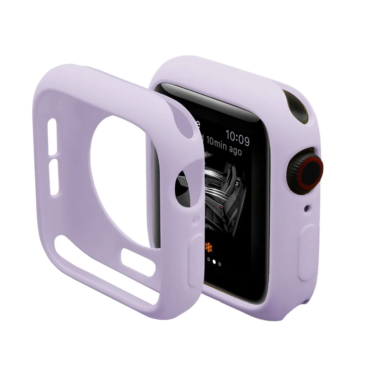 Силиконовый защитный чехол ярких цветов для Apple Watch 44 мм 40 мм, чехол из мягкого ТПУ с рамкой для iWatch серии 4 серии 5, чехол