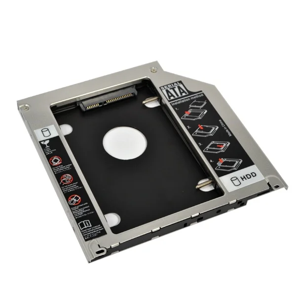 Адаптер для жесткого диска KEBIDU 2017 2 5 дюйма 9 мм SATA 2nd HDD SSD MacBook Pro Unibody A1278 A1286 A1297 CD ROM