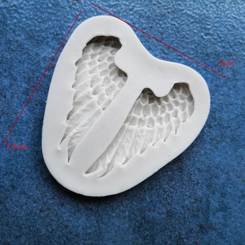 Angel Wing Cake Baking Silicone Tool Handmade Soap Diy Supplies Liquid Mold A021 | Дом и сад