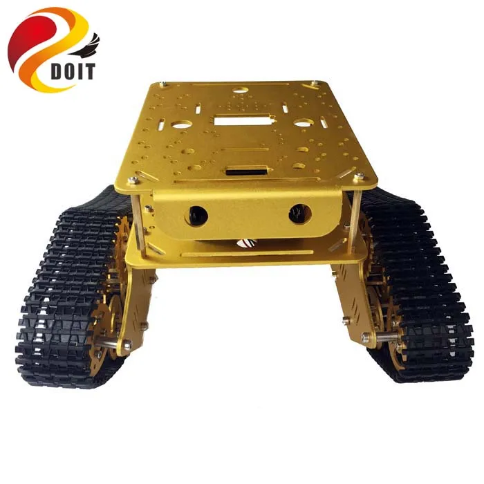 Двухслойный Танк Wi Fi RC T300 от ESPduino макетный комплект с L293D моторным экраном