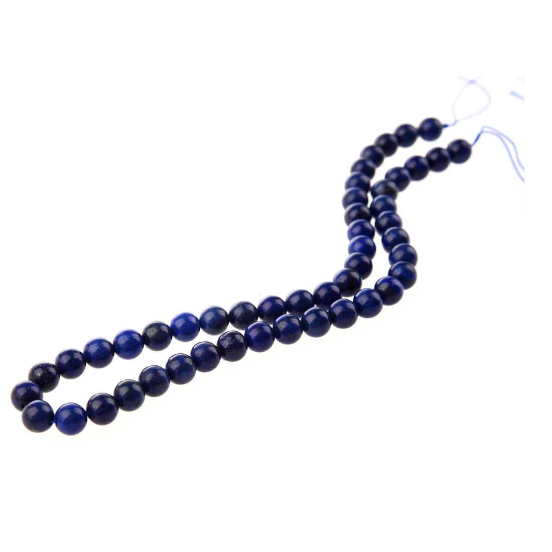 Круглые королевские синие шарики Lapis Lazuli 8 мм нитка 15 дюймов|bead strands|blue beadsroyal blue beads