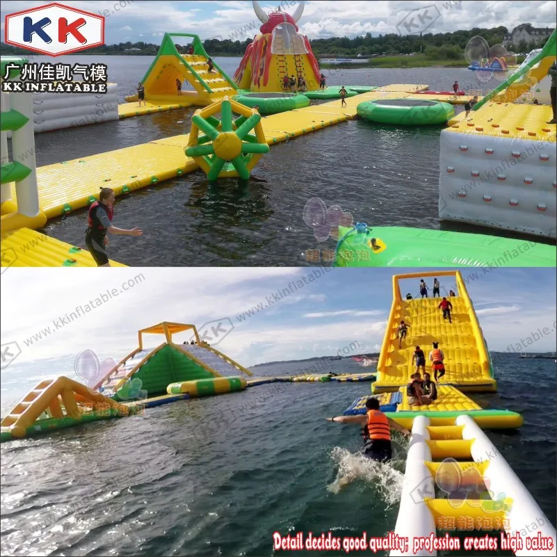 Морская доставка аквапарк надувная плавающая игровая площадка для