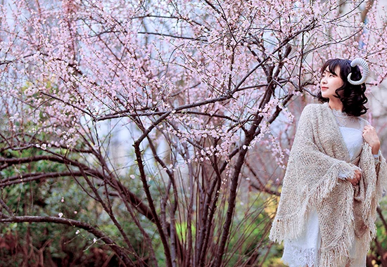 Оригинальный ручной обруч для волос Овцы Рог уха лесное животное фотография