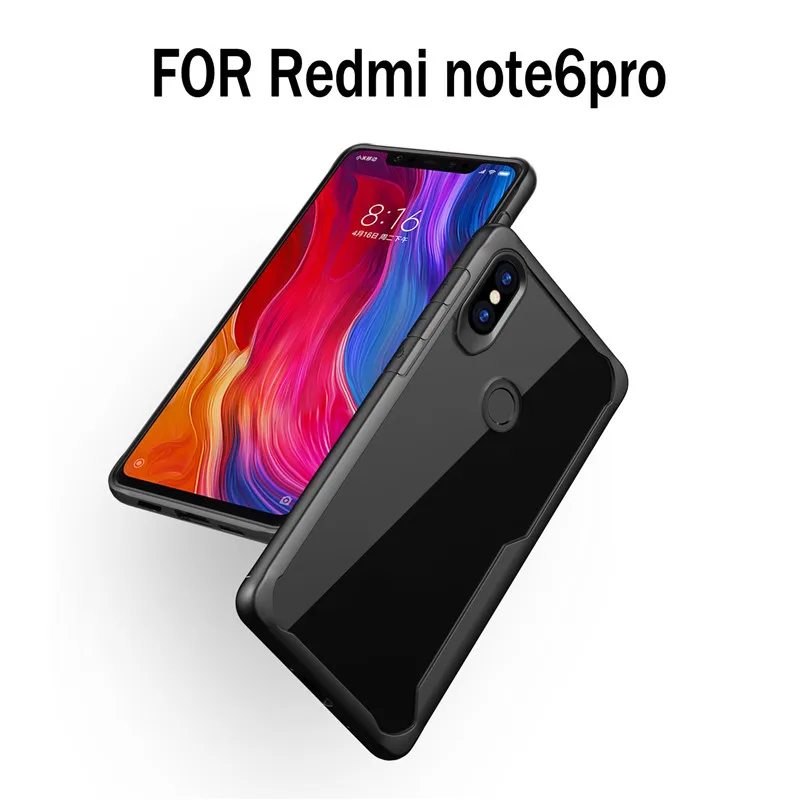 shockproof Transparent Case for Xiaomi Mi 8 SE Max 3 A2 Lite PocoPhone F1 Redmi Note 6 Pro Soft Silicone Protective Back Cover |
