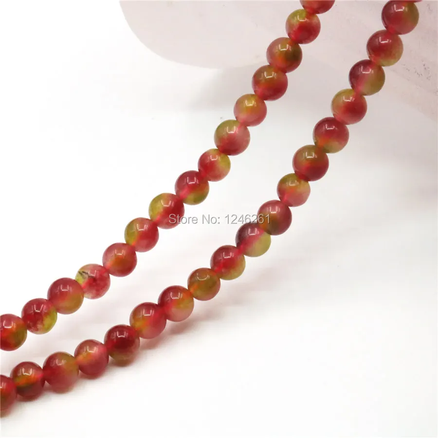 

Бусины круглые в форме арбуза, 4/6 мм