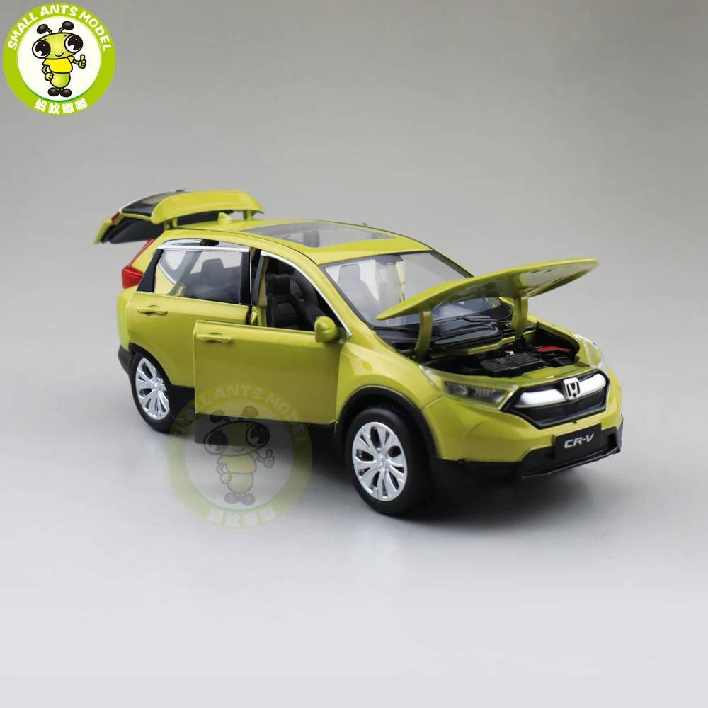 1/32 JACKIEKIM CRV CR V SUV литая модель автомобиля игрушка джип для детей Детское звуковое освещение Вытяните назад Подарки