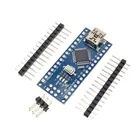 Заводской Nano Atmega168 контроллер совместим с Arduino Nano Atmega168P CH340 CH340G USB драйвер без кабеля для набора роботов