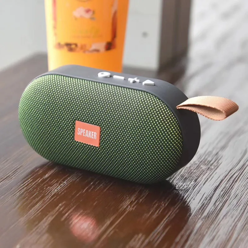 REHIMM компактные беспроводные Переносные Bluetooth динамик музыкальный плеер TF карта U диск u-драйвер громкий динамик - Цвет: Green