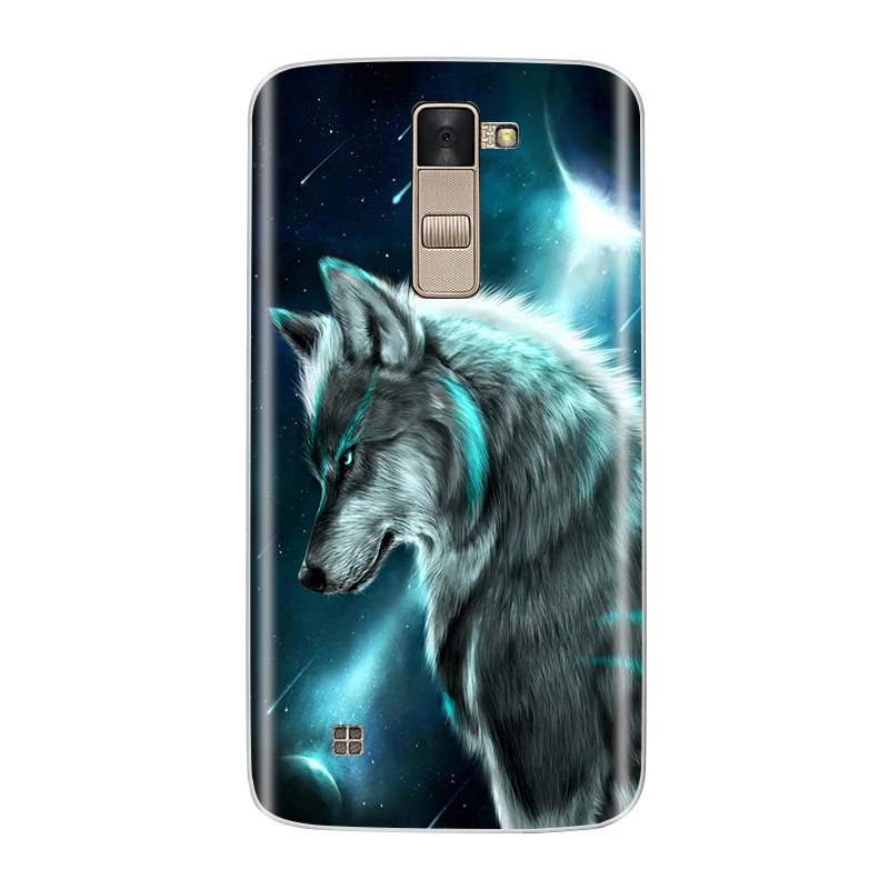 Чехол для телефона LG K8 силиконовый мягкий ТПУ Модный цветочный узор окрашенный защитный чехол для LG K8 задняя крышка чехол s
