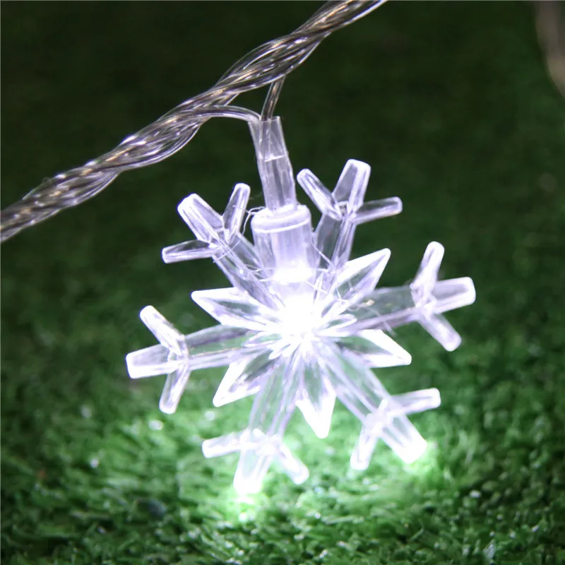 Украшения для рождественской елки маленький фонарь снежный снег светодиодный