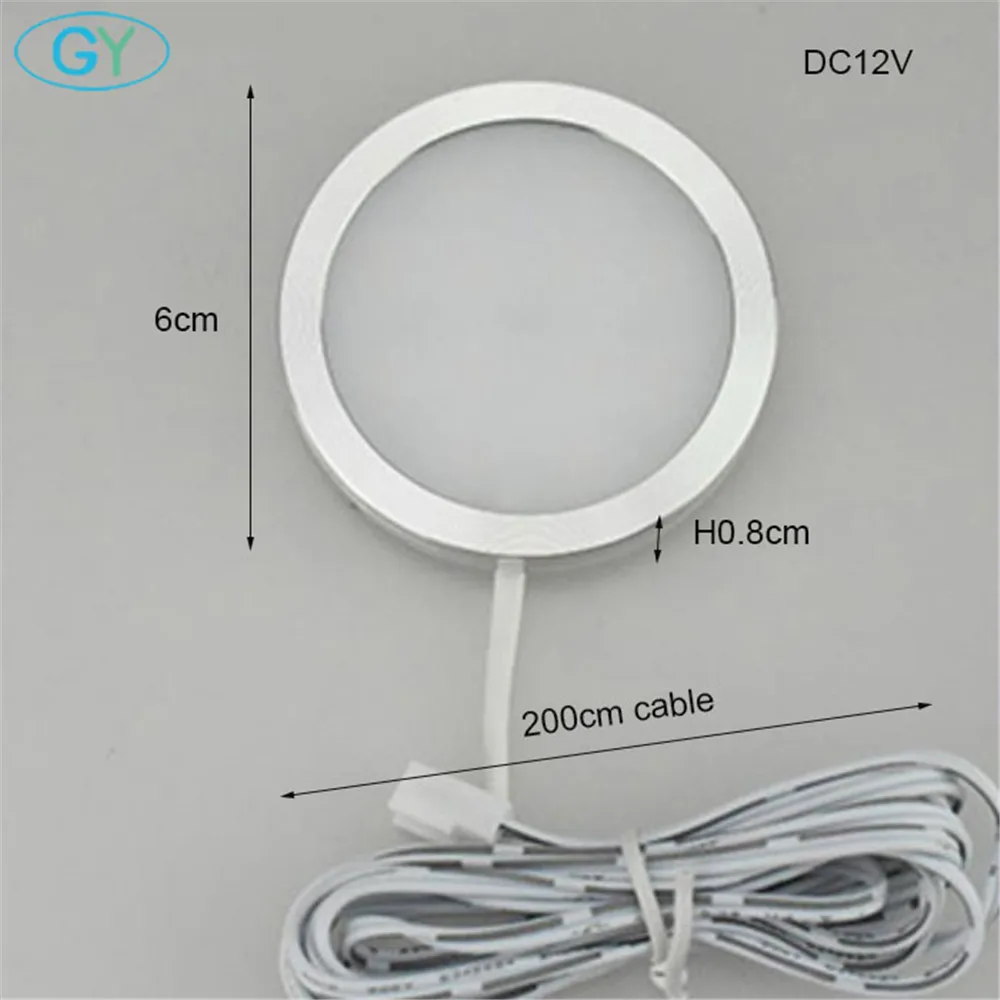DC12V Светодиодный светильник для шкафа 2 5 Вт 12led освещение светодиодное кухонных