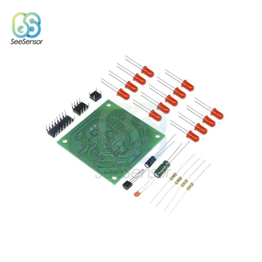 Поворотный Набор Lucky для творчества CD4017 NE555 самостоятельная сборка наборы