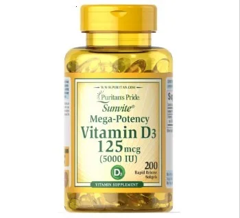 Pride Vitamin D3 5000 IU 200 софтгели поддерживает более здоровую и молодую кожу поддерживает здоровье и здоровье мышц и костей