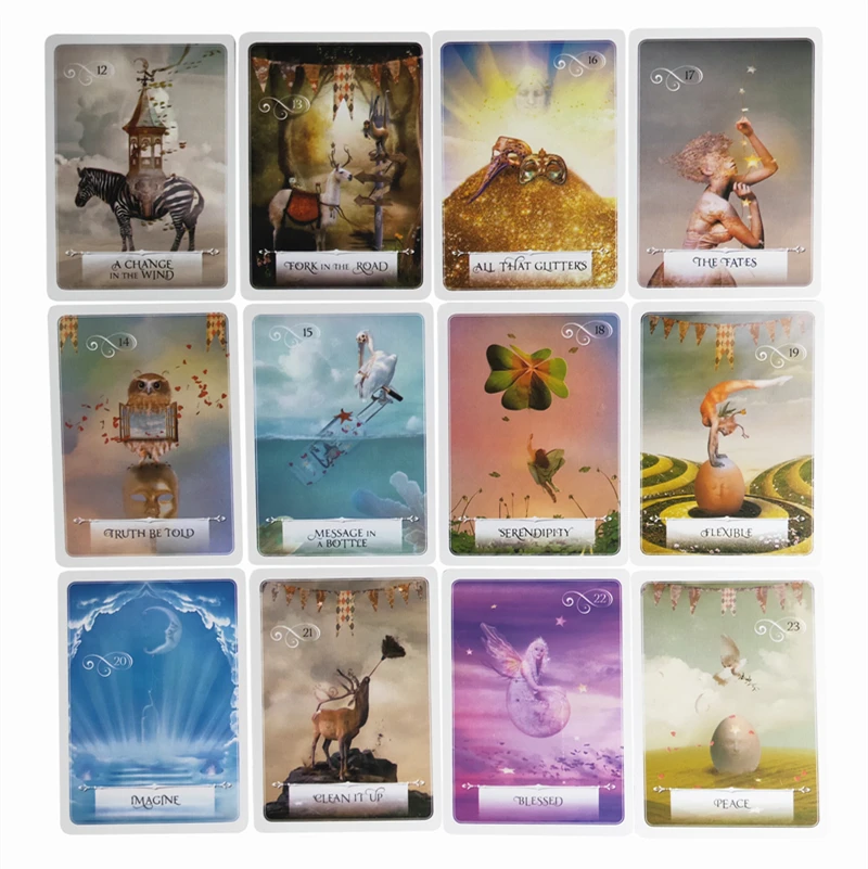 Wisdom oracle cards 52 карты/набор английских карт Фортуны Таро игра гадание настольная