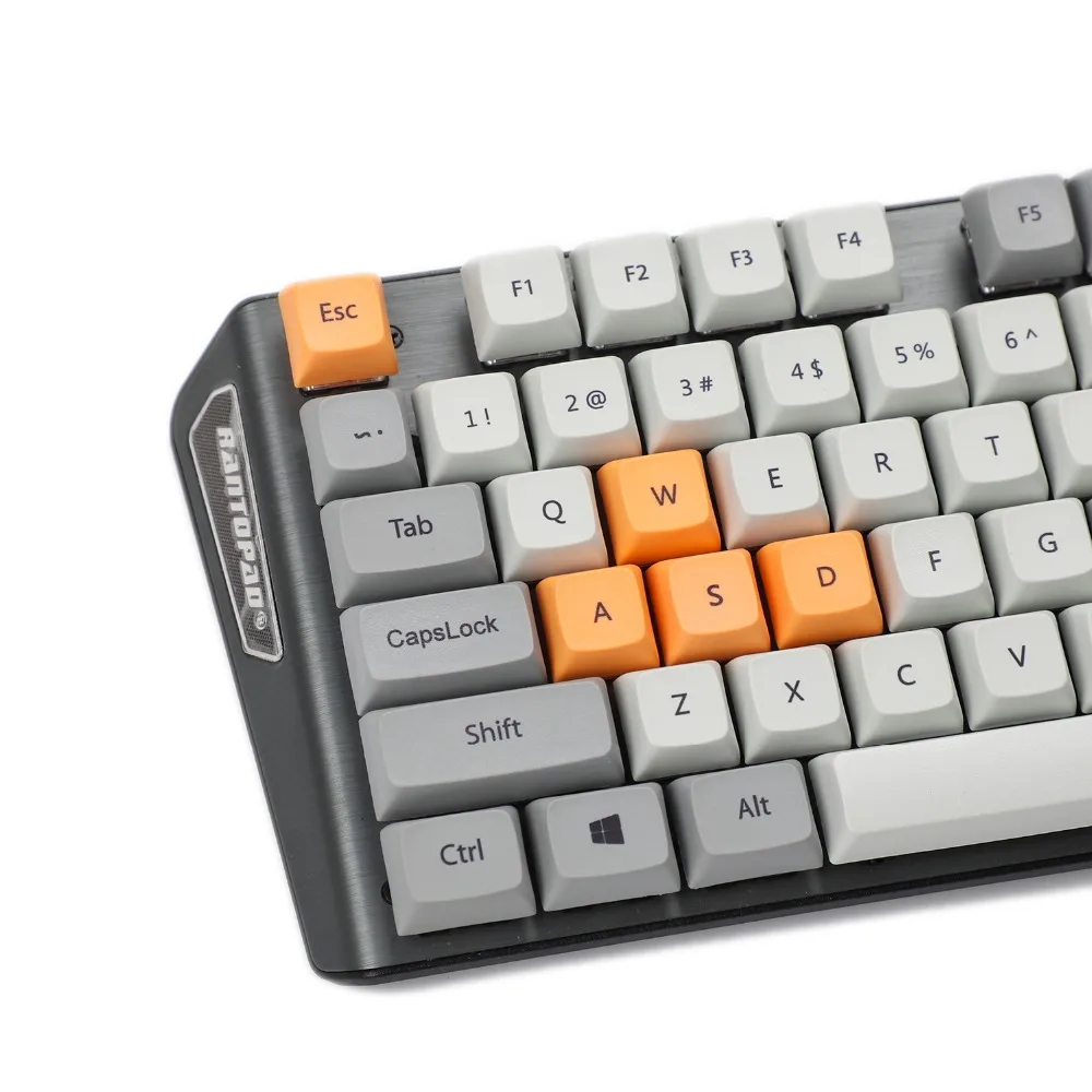Новое поступление XDA 87 ANSI серая оранжевая Смешанная клавиатура лотоса краситель