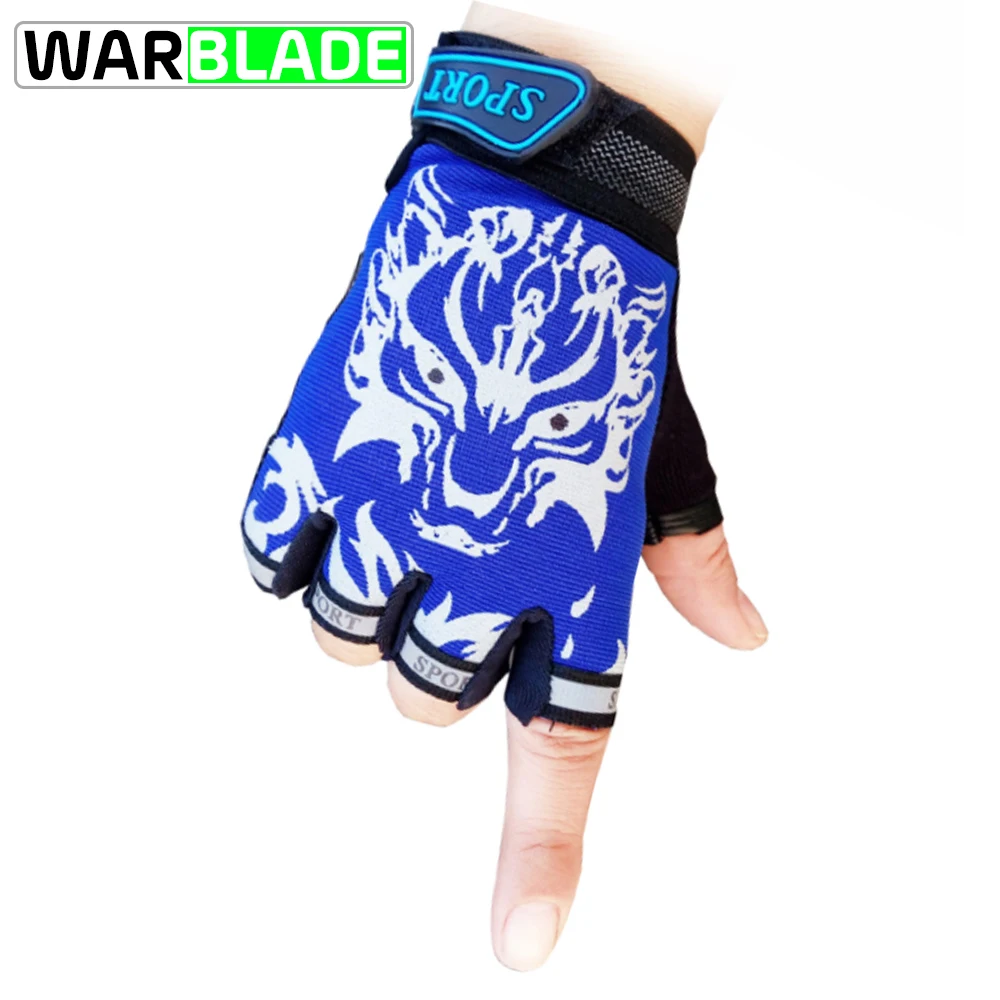 

Children Gloves Half Finger Kids Cycling Biking Riding Running Gloves Boy's Girl's Outdoor Sports Guantes Ciclismo