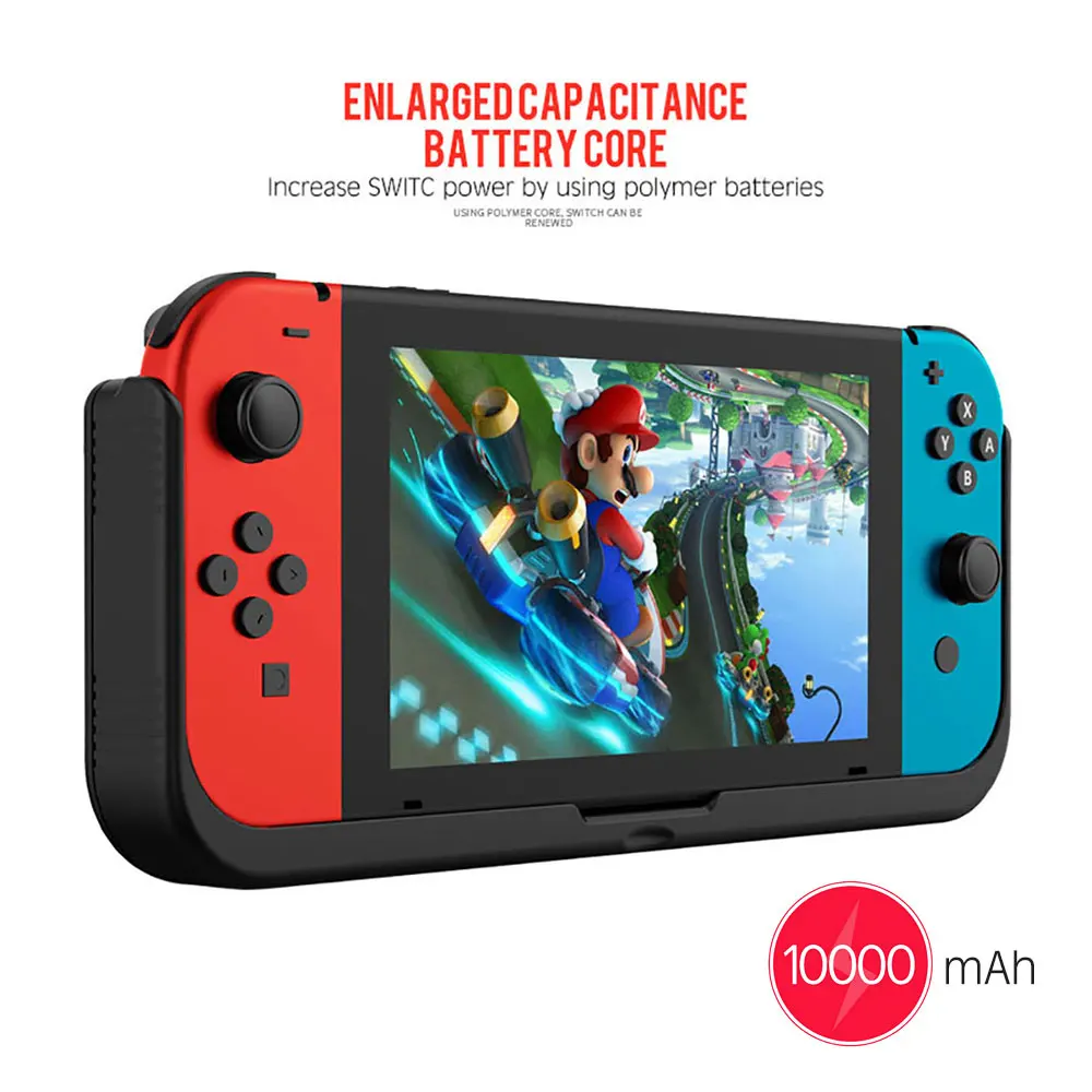 Зарядное устройство 10000 мА/ч для всех телефонов чехол подставка Nintendo Switch NS