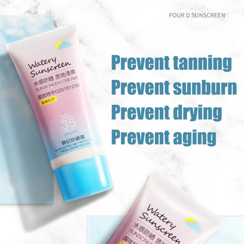 Summer Body Facial Sun Lotion SPF 35 Isolation UV Sunblock Sunscreen Concealer Waterproof Lasting Cream Makeup W1 | Красота и