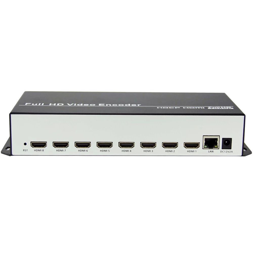 1 H.264 HDMI к IP видеокодер IPTV 8 каналов потоковый кодировщик HD H264 с UDP HLS RTMP RTSP HTTP