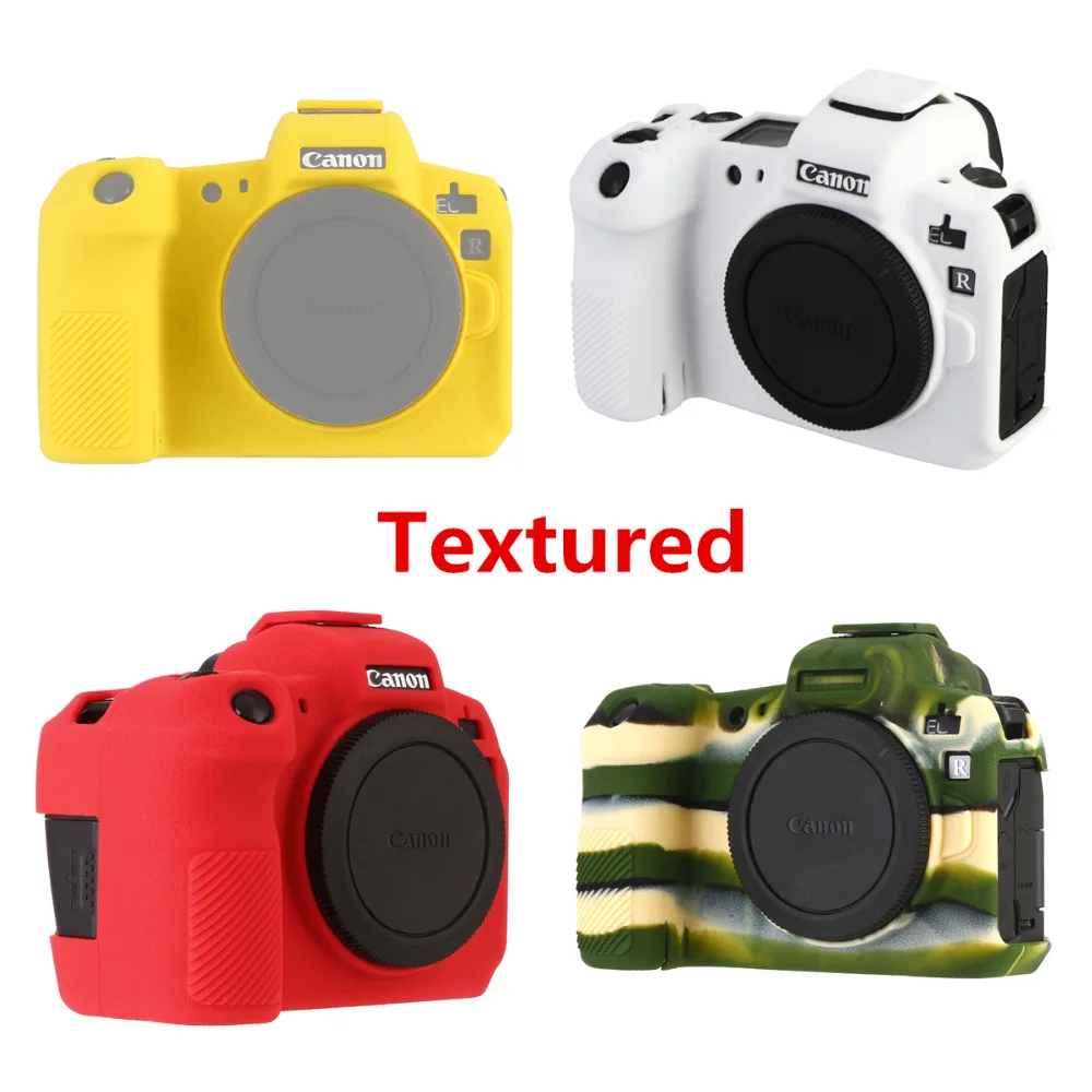 Лучшее качество резиновый силиконовый чехол защитный для камеры Canon EOS R мягкий