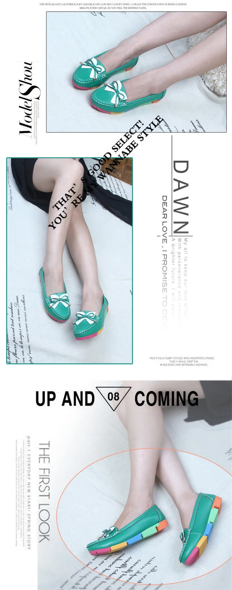 YAERNI Women Casual Shoes Solid Cut-outs Bowknot Women Flats Round Toe Moccasins Loafers Breathable Colorful Sole Shoes