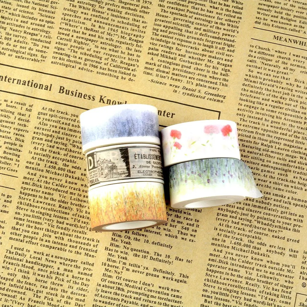 Бумажная Маскировочная лента японская васи Сделай Сам Скрапбукинг наклейка