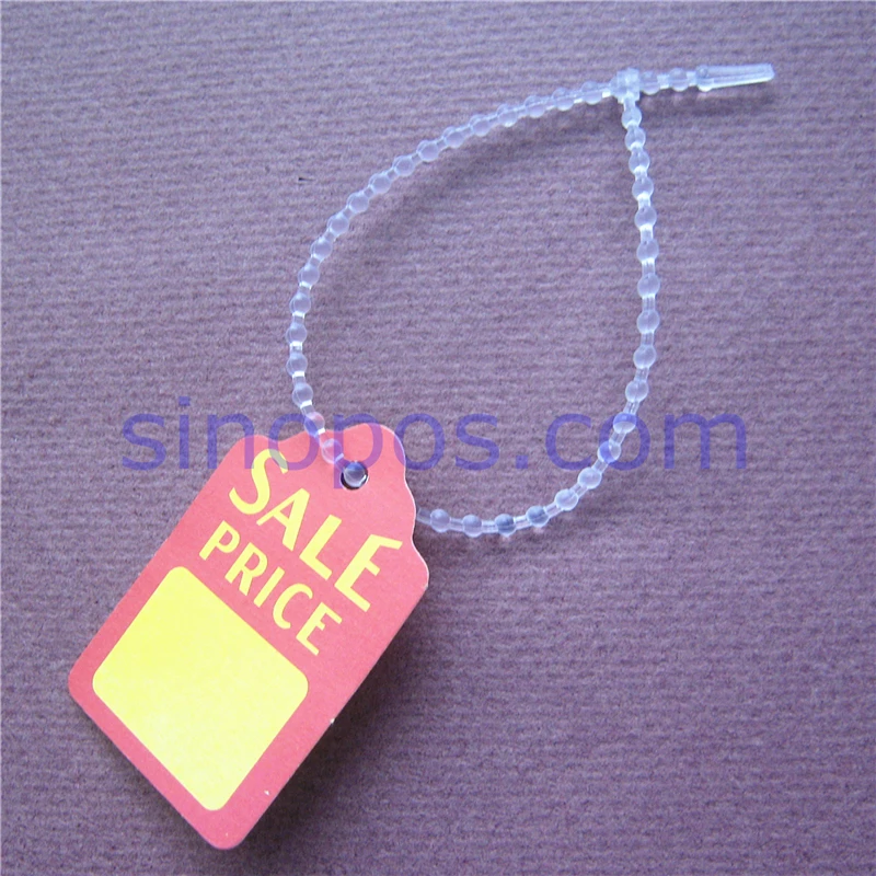 Резиновый мягкий защитный галстук модная ценовая этикетка для свитера веревка с