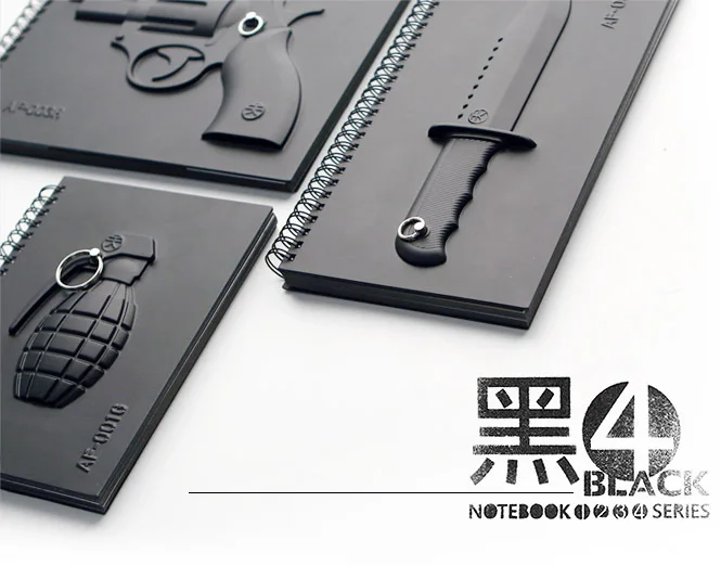 1 шт. Бесплатная доставка гранатовый нож пистолет ноутбук Jotter корейский дизайн