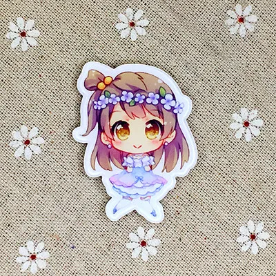 FFFPIN японский аниме Lovelive значок милый нагрудник булавка Любовь Живая брошь Нико монета значок Косака Хонока минами Котори Прямая поставка - Цвет: Model F
