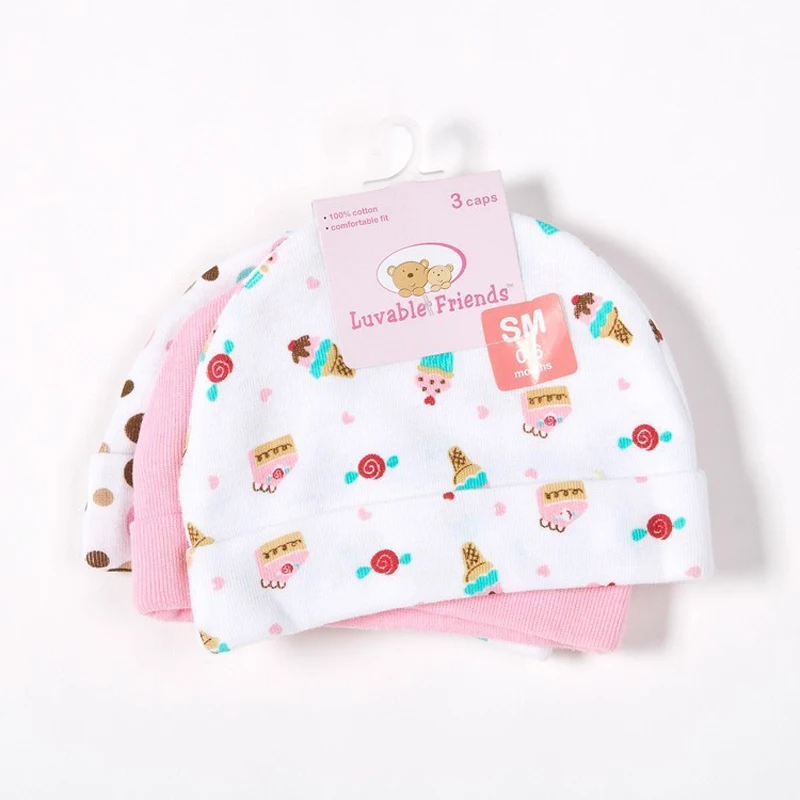 3 шт./лот детская шапка шапочка хлопковые шапки для младенцев с черепами