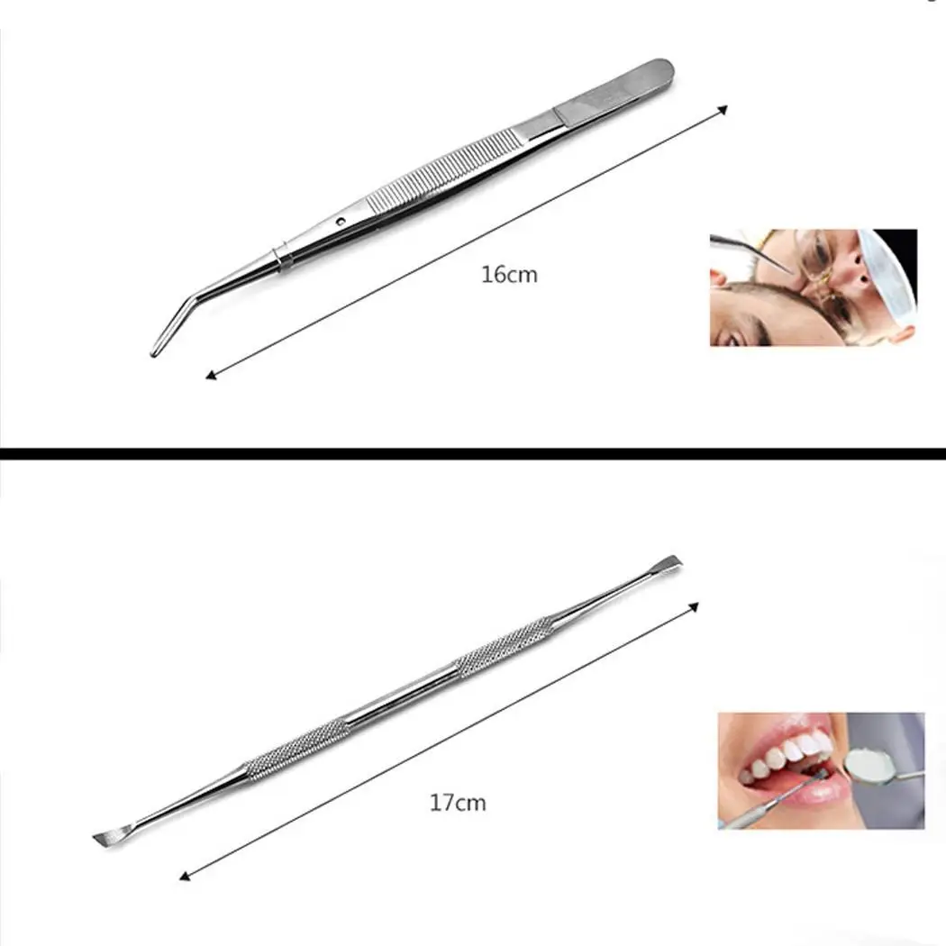 5 шт./компл. инструменты для чистки зубов из нержавеющей стали 1 отбеливание