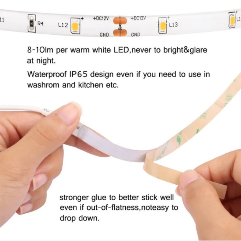 Под кроватью движения Сенсор светодиодный огни полосы света с таймер