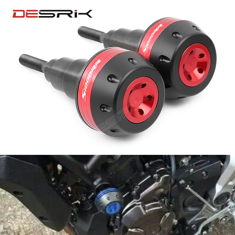 

DESRIK Motorcycle CNC Crash Pad Falling Protection For BMW S1000RR S 1000RR S 1000 RR 2015 -2019 Engine Sliders Anti Crash Pad