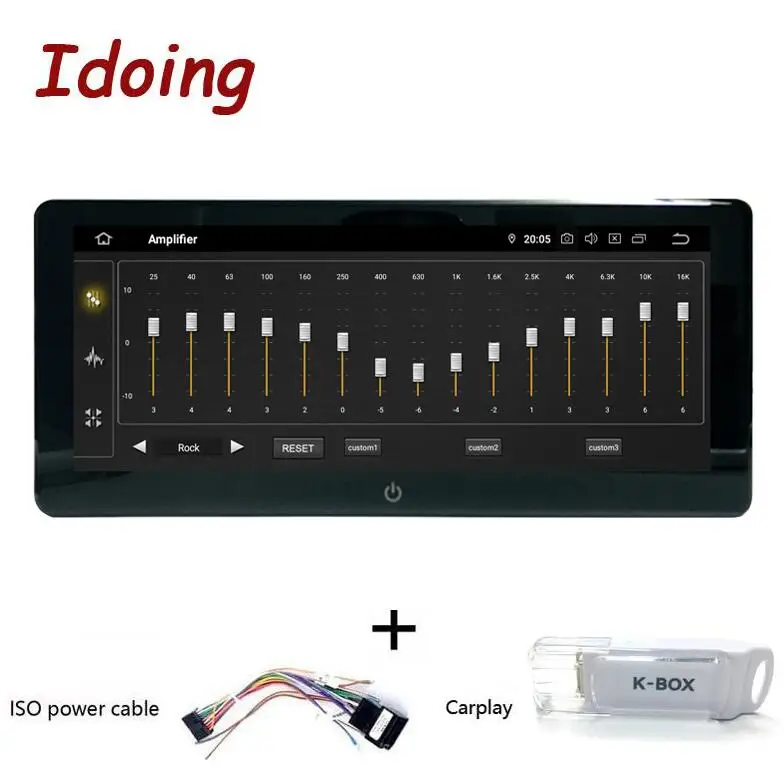 iso and carplay Idoing 2Din 10,2" PX5 4G+ 64G Android 9,0 8 ядерный для универсального автомобиля gps DSP радио плеер 2.5D ips навигация Мультимедиа Bluetooth - Цвет: iso and carplay