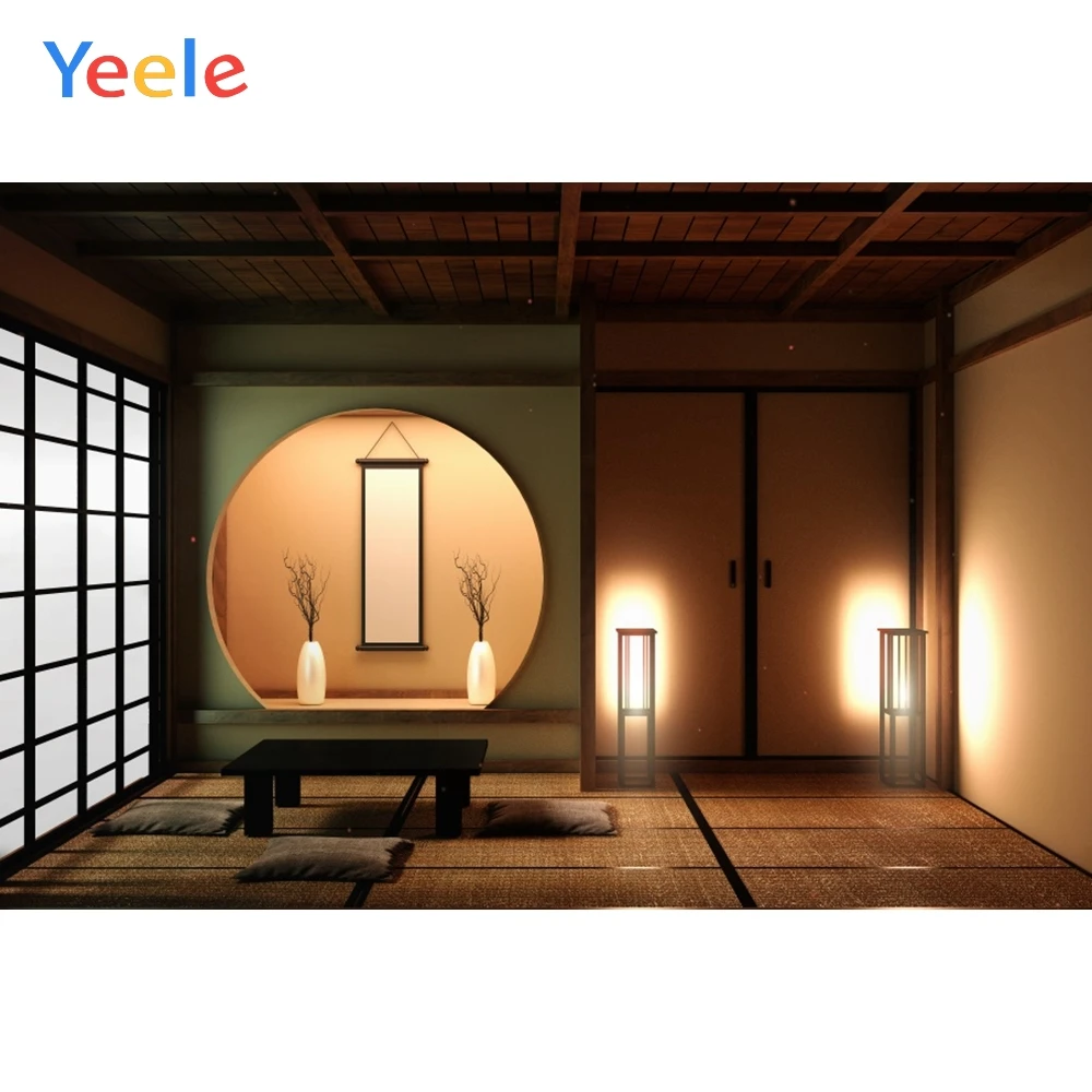 Фон для фотосъемки Yeele в японском стиле с окном красивые фоны