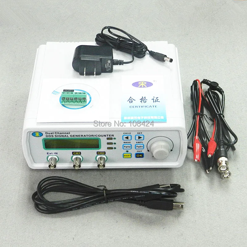 MHS 5200A Высокоточный цифровой DDS двухканальный источник сигнала Генератор