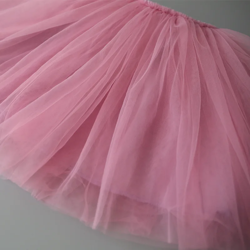 9 цветов юбки для девочек Милая юбка пачка принцессы розового красного и белого