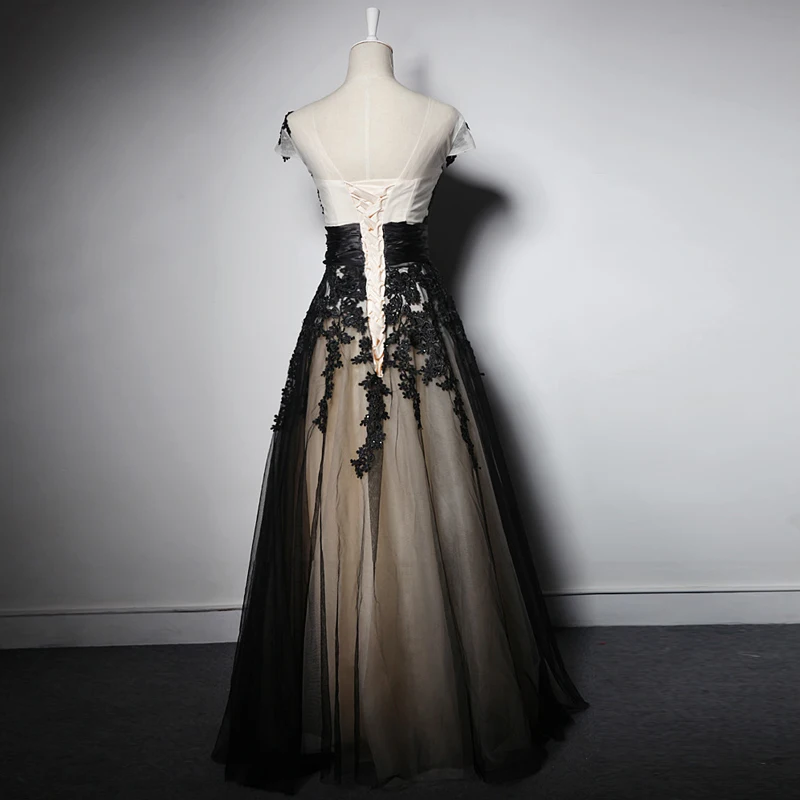 Черные Свадебные платья для матери невесты трапециевидные вечерние крестной