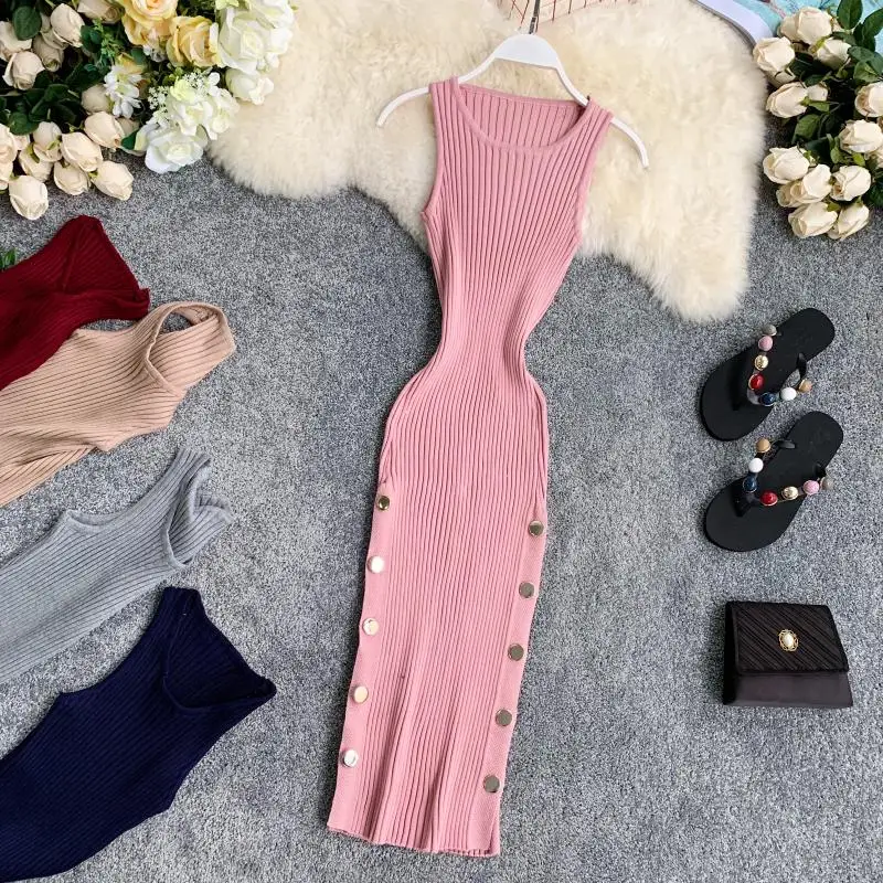 2019 новые модные женские платья для ночного клуба облегающее стрейчевое вязаное