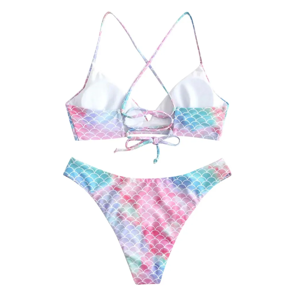 Maillots de bain, сексуальный женский купальник, комплект бикини с принтом, одежда для купания купальник, женская пляжная одежда, сказочные купальники для девочек