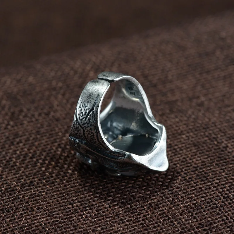 Серебряное Винтажное кольцо S999 из тайского серебра оптовая продажа модных