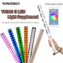 YONGNUO YN360II YN360 II 3200K 5500K Сменные разноцветные светодиодные лампы RBG