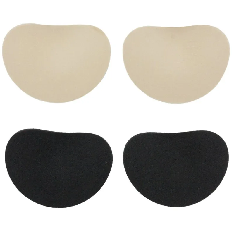 1Pair Invisible Heart Padding Magic Bra Insert Pads Push Up Silicone Adhesive Breast Enhancer Bikini For Women Swimsuit |
