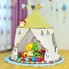 Складная детская палатка YARD, Замок принцессы, игрушечный дом 123*116 см, детский индийский вигвам, игровая палатка, подарок на Рождество, день рождения