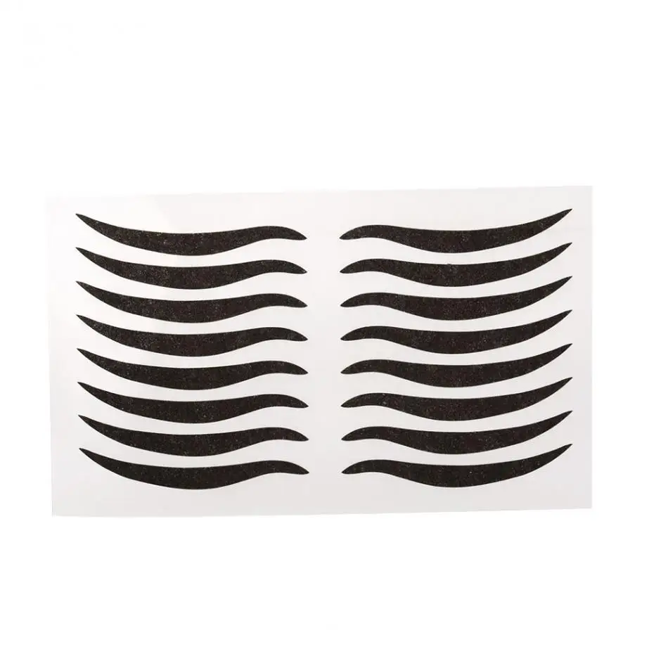 Лента для макияжа глаз 40 пар черная невидимая самоклеющаяся лента век клейкая