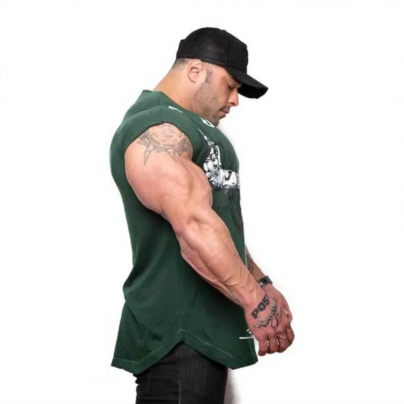 

BULKING Brand Men cotton t shirts fashion Casual gyms Fitness workout Short sleeves tees 2018 summer new male tops clothing