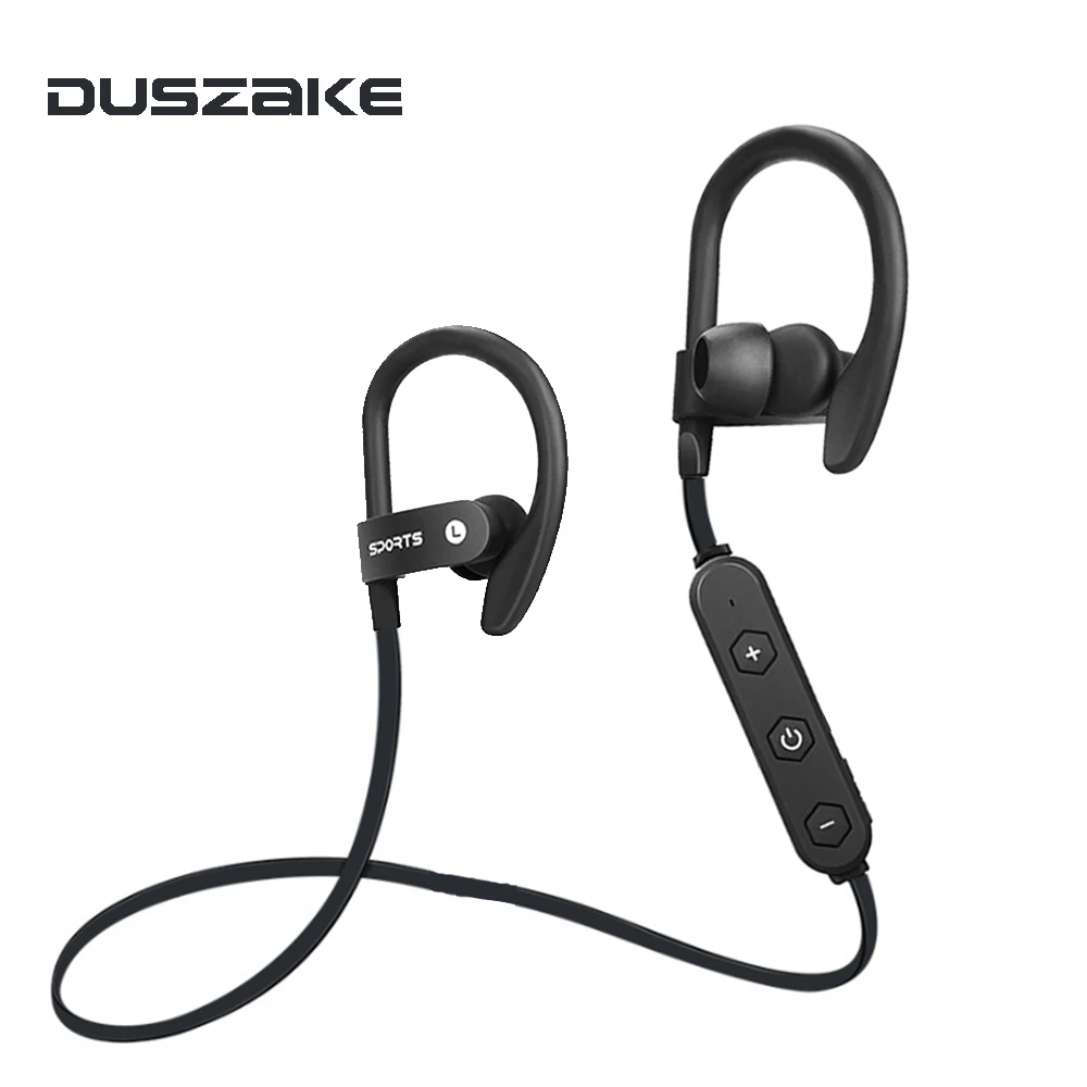 Duszake LY15 беспроводные Bluetooth наушники спортивные ушные-гарнитура с прищепкой бас