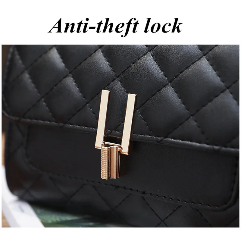 Модная женская сумка с цепочкой 2018 Противоугонный замок чехол через плечо сумки