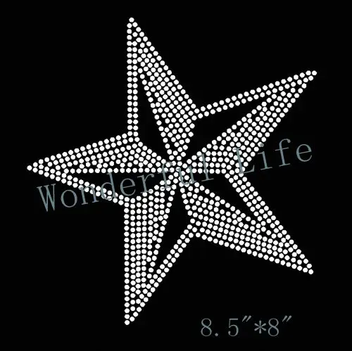 Бесплатная доставка Western Nautical Star Hot Fix Iron On Rhinestone Transfer Bling DIY|iron on rhinestone|iron rhinestone